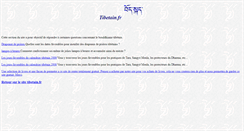 Desktop Screenshot of bouddhisme.tibetain.fr