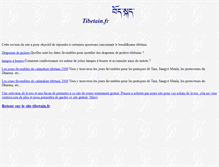 Tablet Screenshot of bouddhisme.tibetain.fr